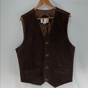 RON CHERESKIN SUEDE LEATHER VEST FTL-12-118